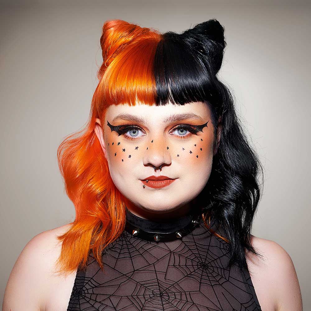 Attitude Hair Dye - HALLOWEEN Duo Semipermanente Haarfärbekombination - Schwarz/Orange